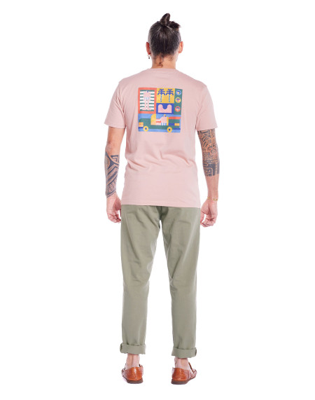 Icaria tee shirt - Pastel Pink