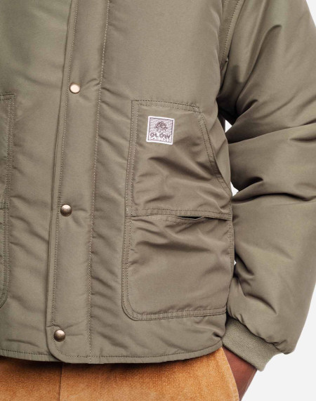 Khaki Boreas down jacket