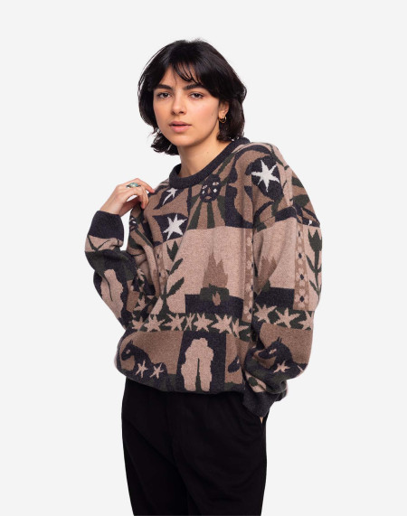 Jacquard Brundy jumper