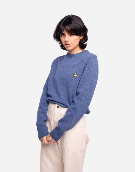 Light blue Maple leaf jumper