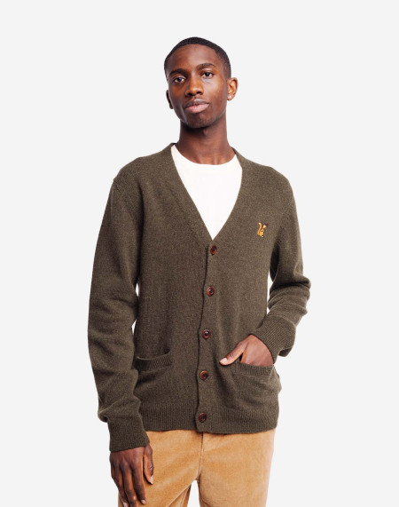 Khaki Esquilo cardigan