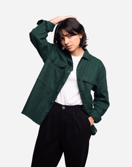 Chemise Dundee vert forêt