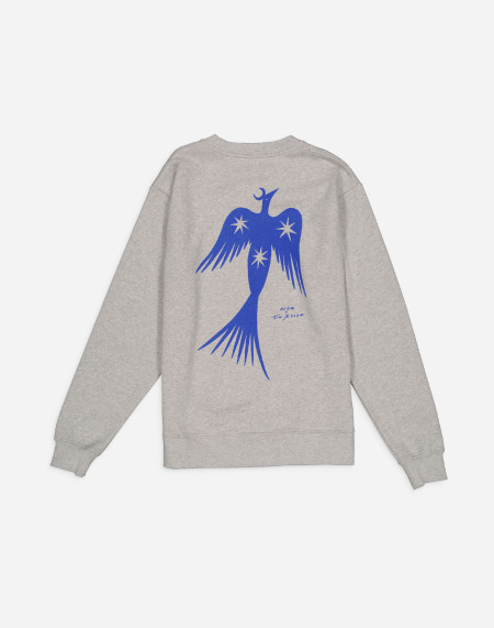 Sweat Night Bird gris chiné