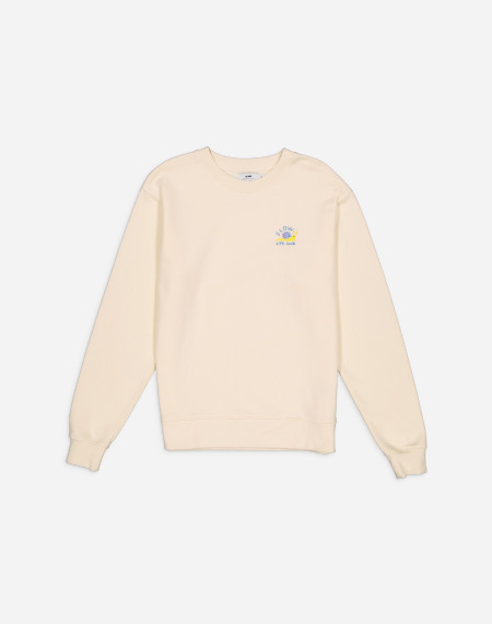 Ivory Slow Life sweatshirt