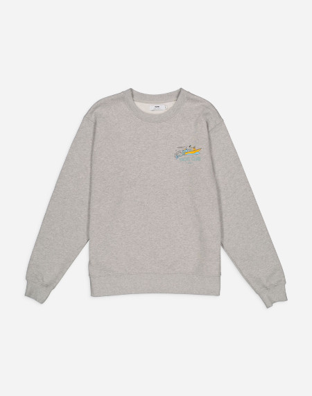 Sweat Yacht club gris chiné