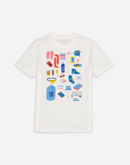 Ecru Bag pack t-shirt