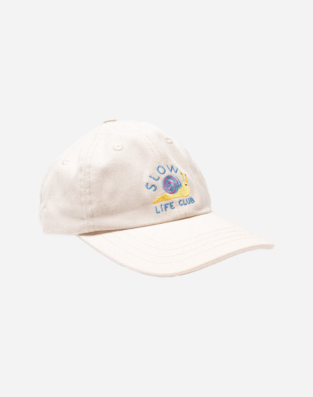 Casquette Slow Life écru