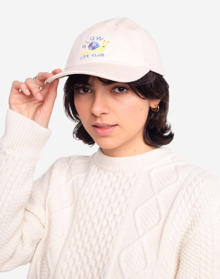 Casquette Slow Life écru