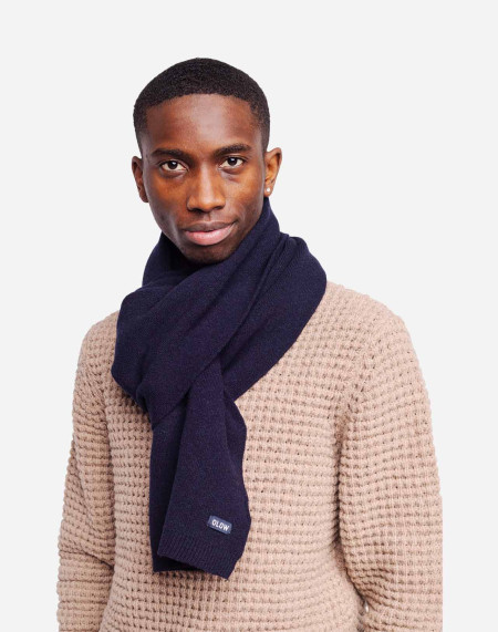 Navy Horn scarf