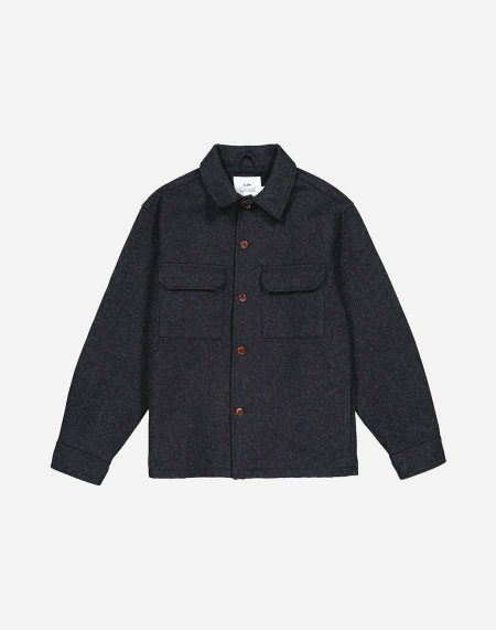 Flecked black Percy jacket