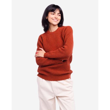 Brick red Equinoxe jumper