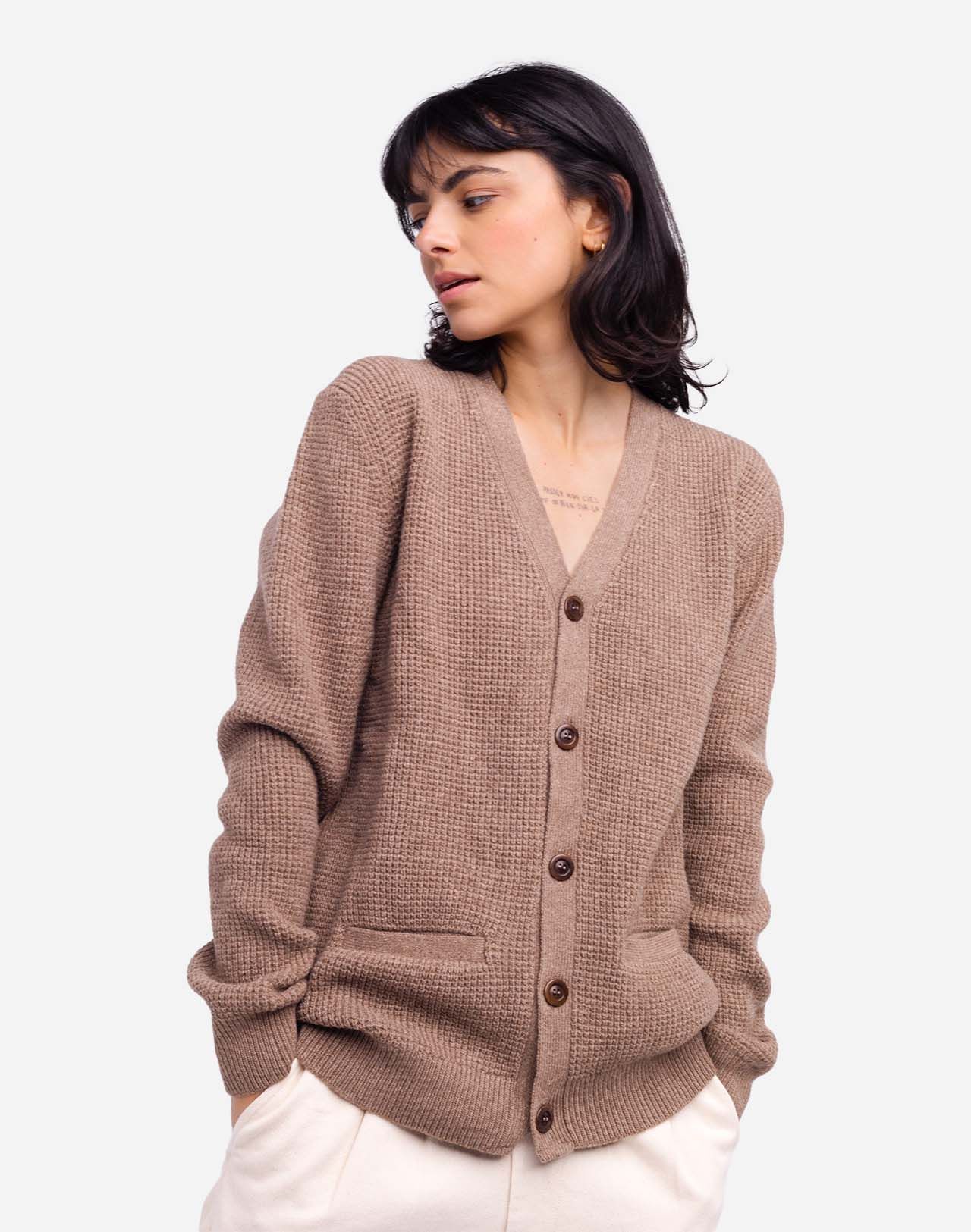 Cardigan Clado marron clair