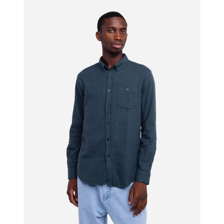 Chemise Classico Strato vert-canard