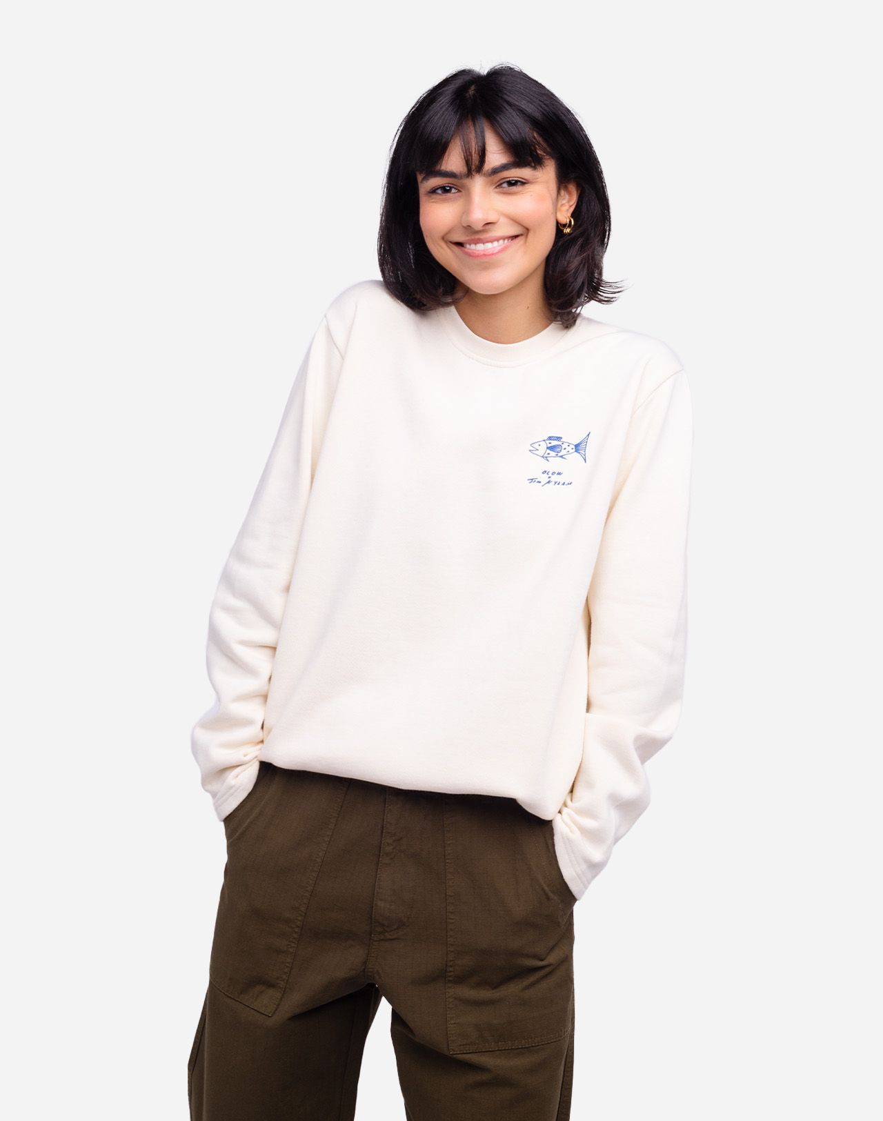 Ivory Estanque sweatshirt