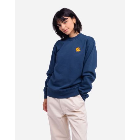 Indigo blue Father sweatshirt