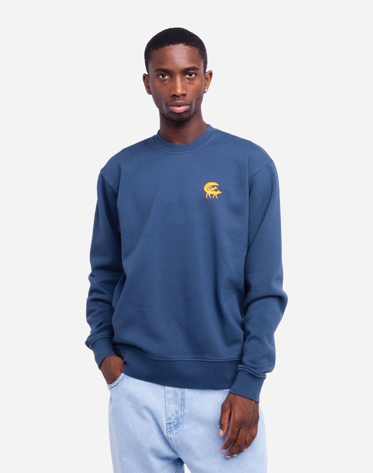 Indigo blue Father sweatshirt