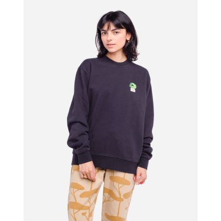 Carbon Black Green Head sweatshirt