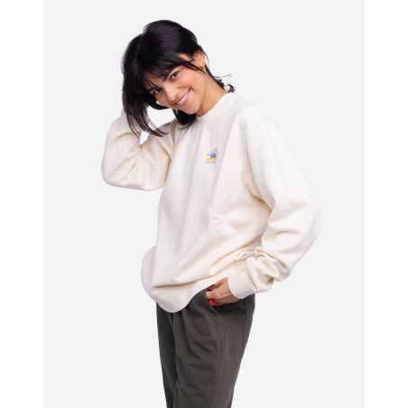 Ivory Slow Life sweatshirt