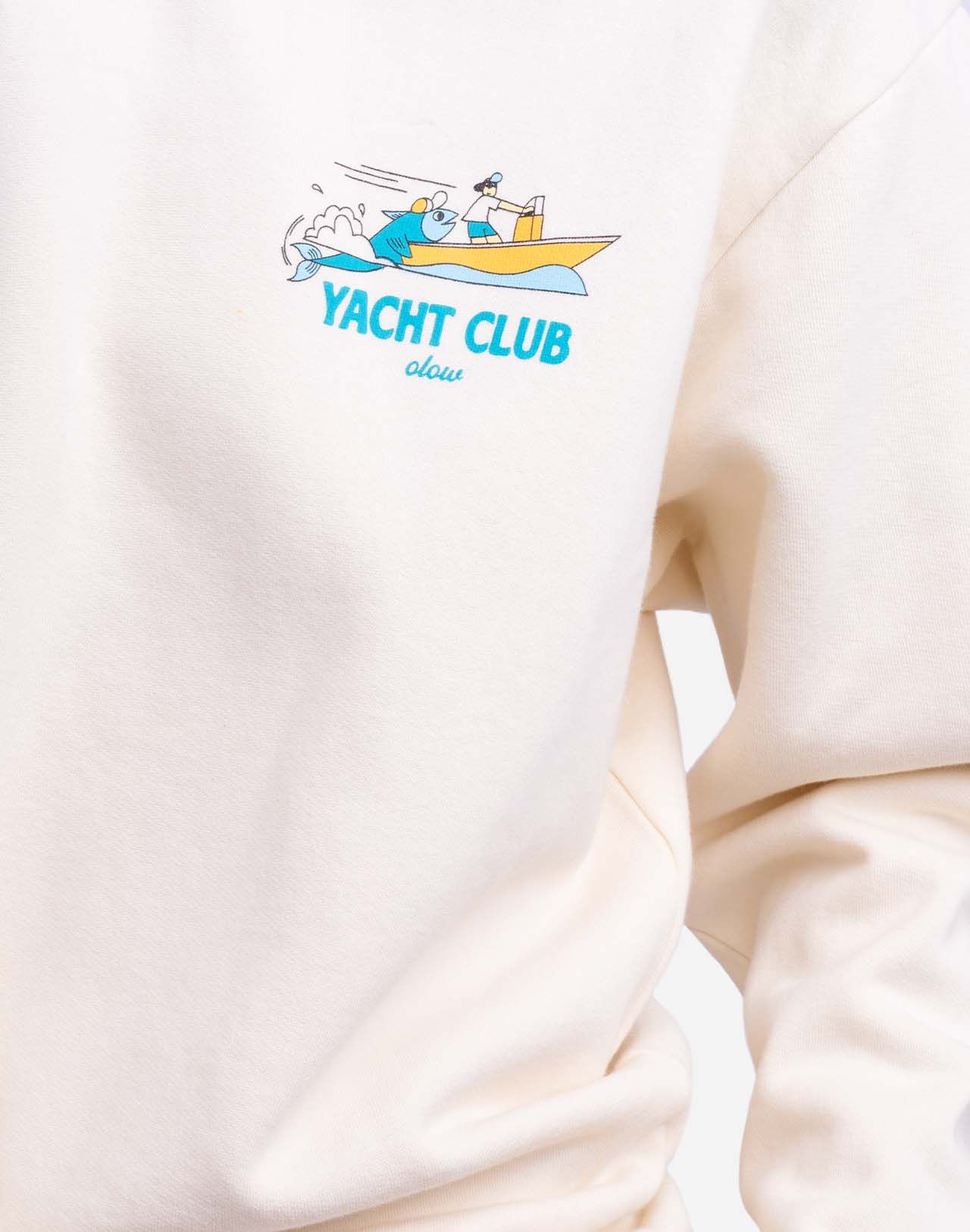 Ivory Yacht club sweatshirt