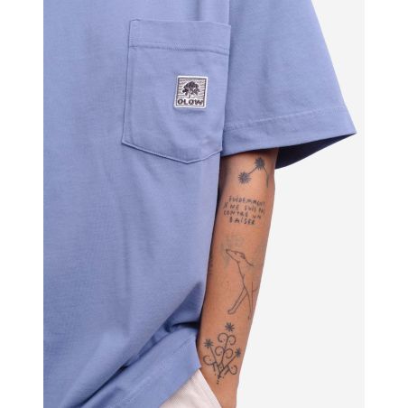 Oversized azure blue Canopée t-shirt