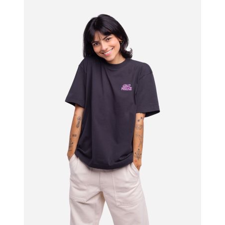 Oversized carbon black Good karma t-shirt