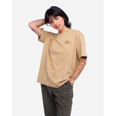 Oversized sand La Sieste t-shirt