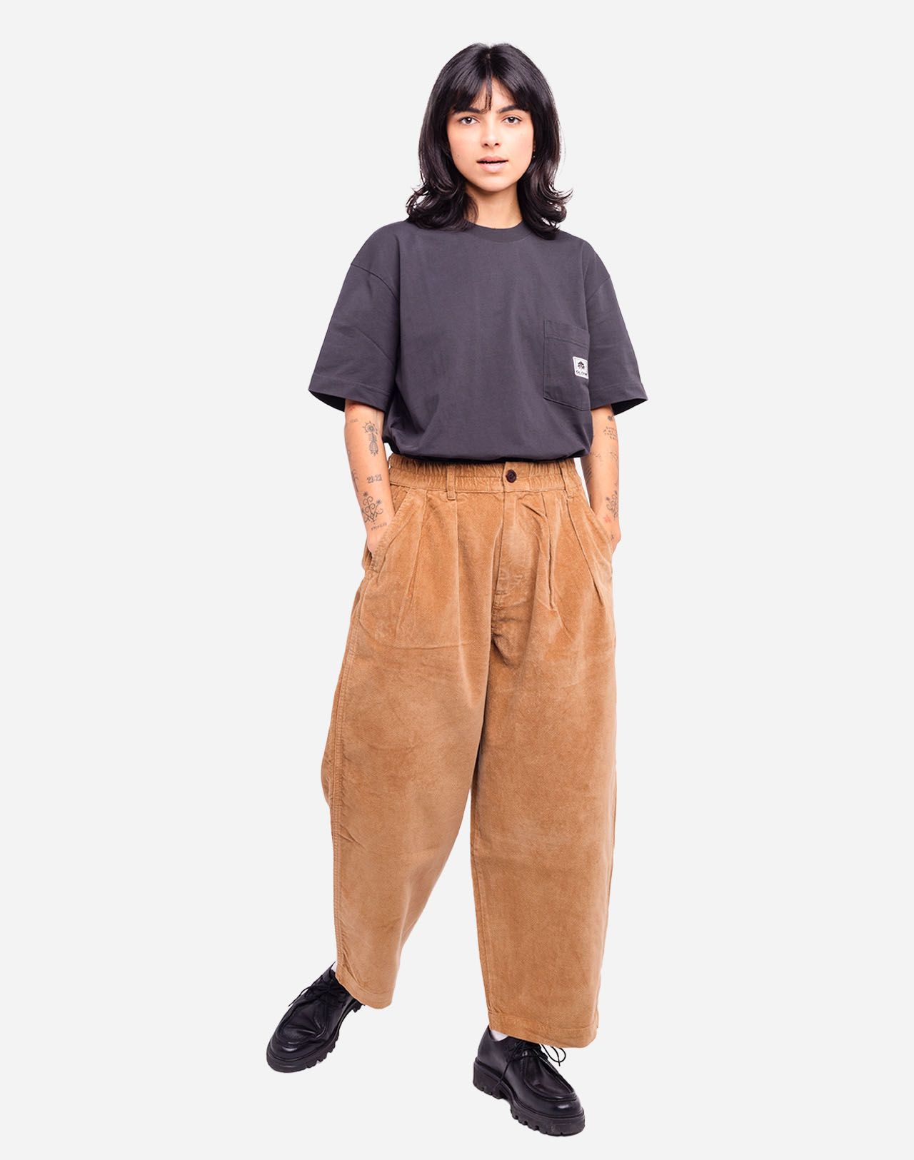 Camel Cargeot trousers