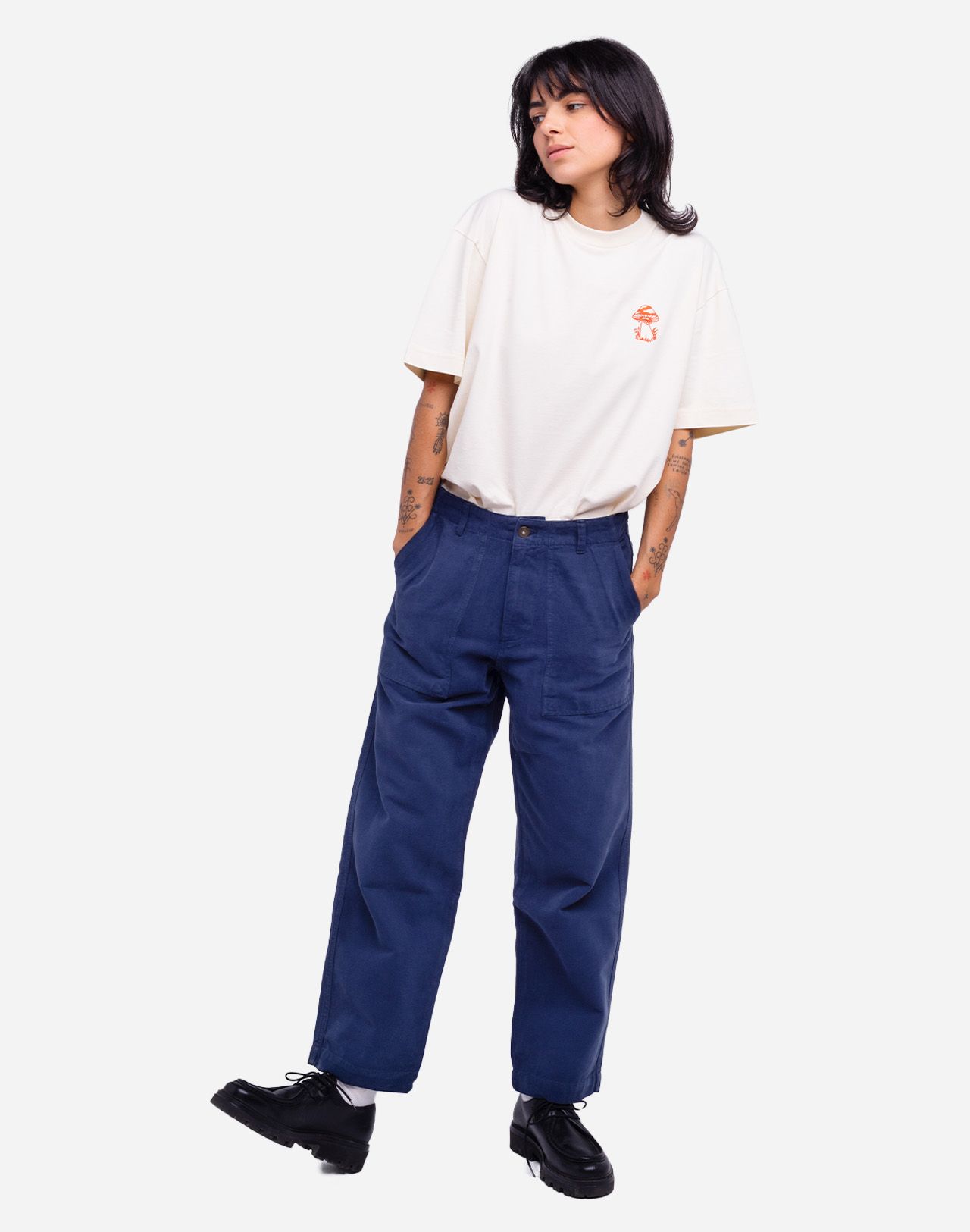 Navy Gamal trousers