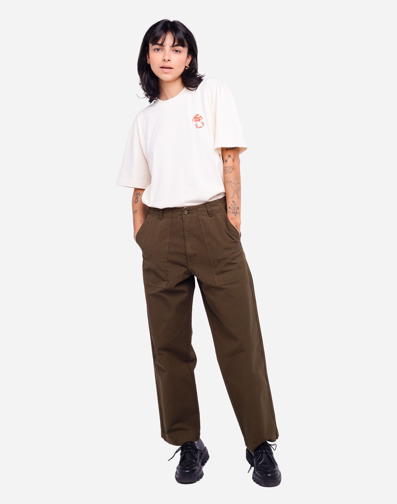 Khaki Gamal trousers