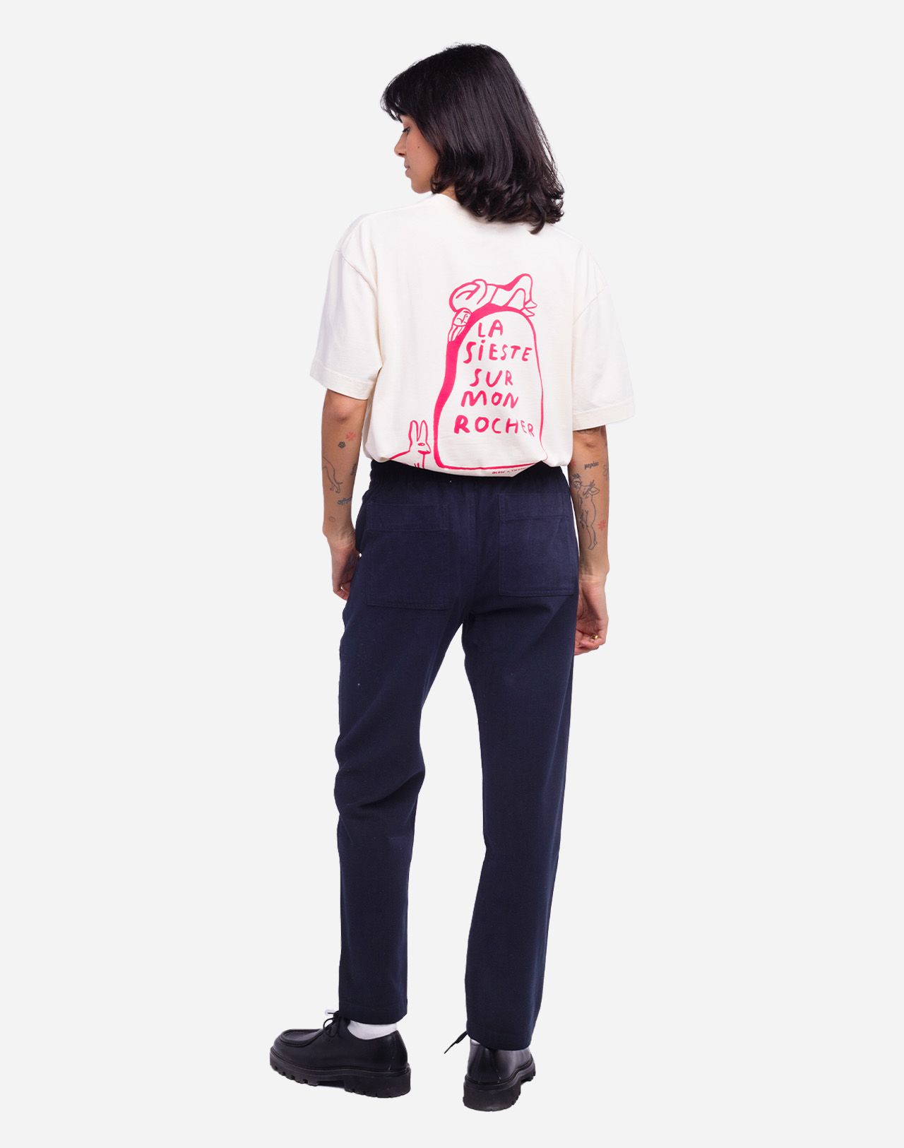 Navy Hatha trousers