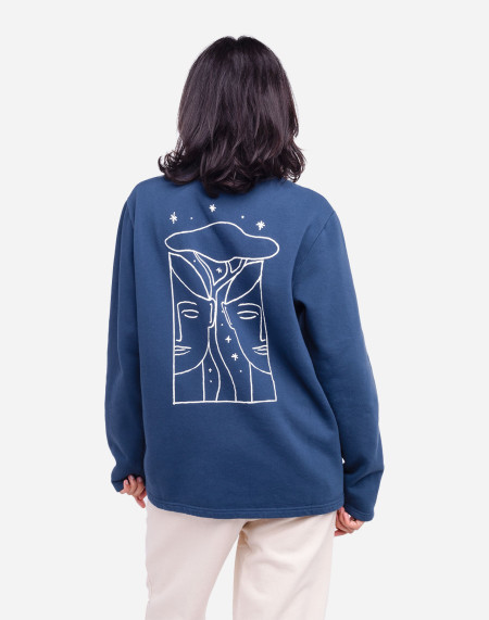 Indigo blue Rêve sweatshirt