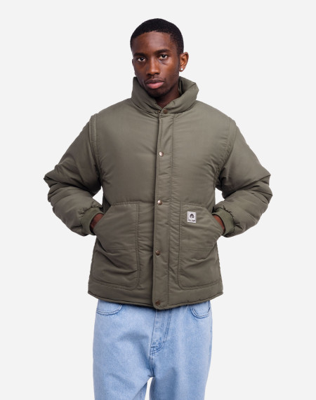 Khaki Boreas down jacket