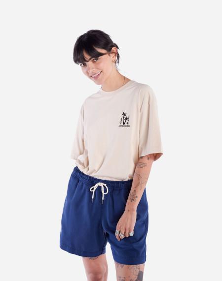 Loose cream Remember t-shirt