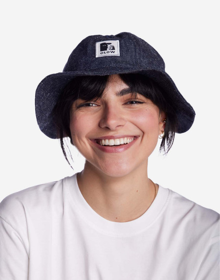 Dark denim Cofan bucket hat