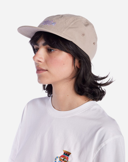 Beige Fish cap