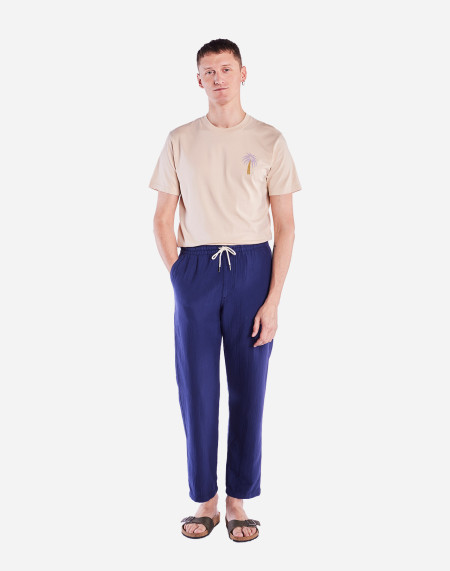 Pantalon Hatha bleu outremer