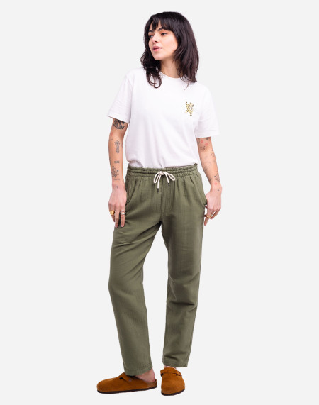 Olive green Hatha trousers