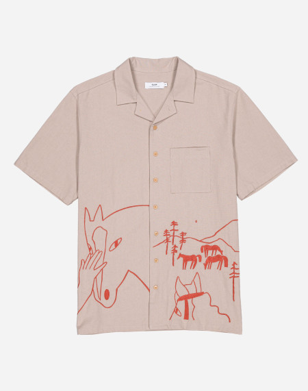 Beige Aloha Hestur shirt