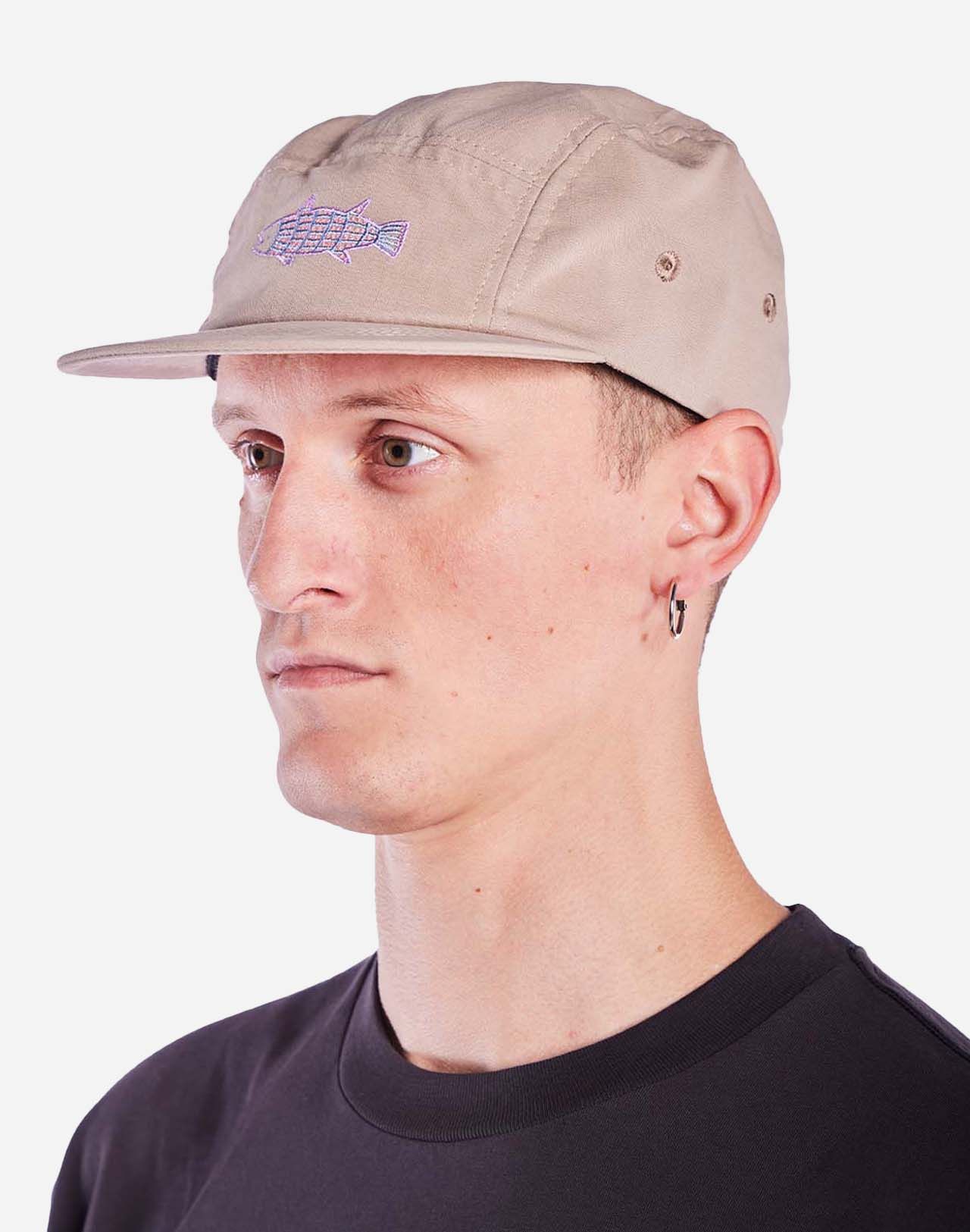 Beige Fish cap