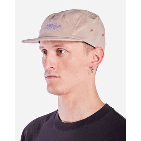 Beige Fish cap